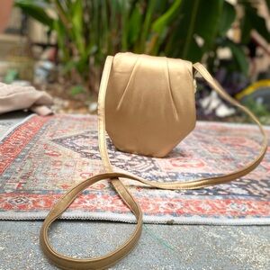 Chic Gold Crossbody Bag